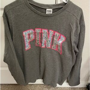 Victoria’s Secret pink sweatshirt
